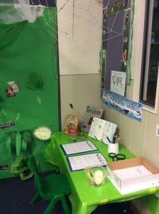 Our spider exploration station is all set for children to learn more about spiders. 